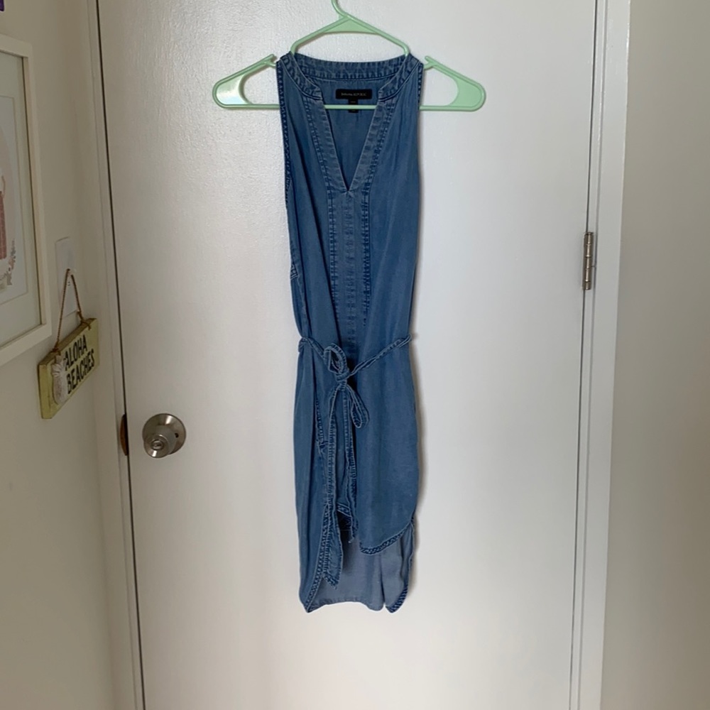 Banana Republic chambray tank dress